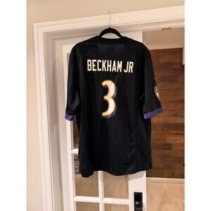 Officially licensed NFL/Nike Baltimore Ravens Odell Beckham Jr. Jersey - L